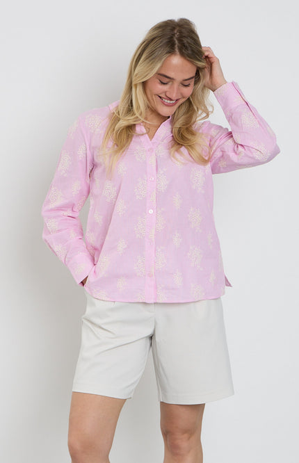 Freequent Blouse Fqlela Brilliant White Ballerina 208104 Stretchshop.nl