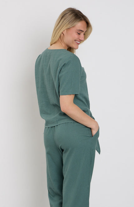 Freequent Blouse Fqlava Dark Forest 204238 Stretchshop.nl