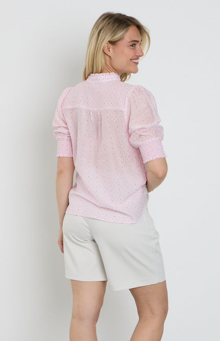 Freequent Blouse Fqlory Ballerina Silver 208002 Stretchshop.nl