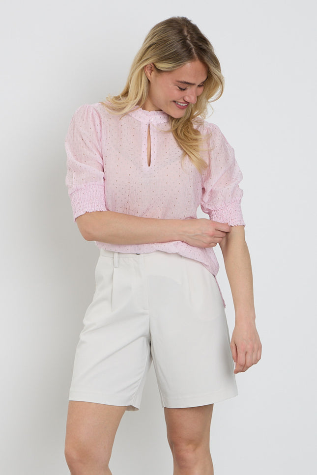 Freequent Blouse Fqlory Ballerina Silver 208002 Stretchshop.nl