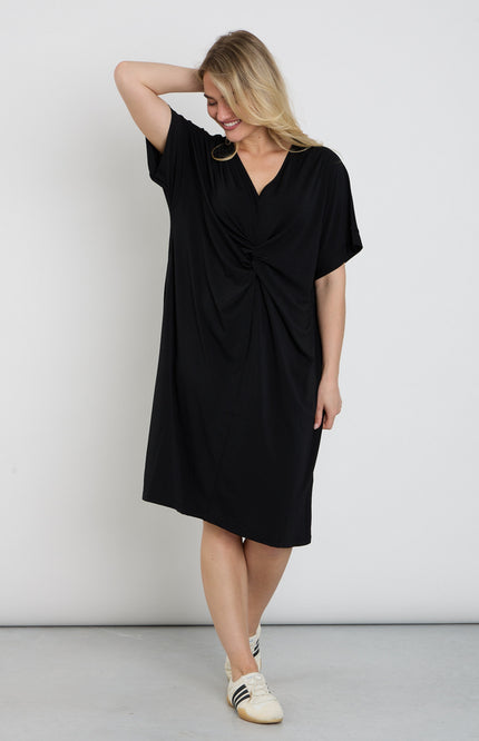 Freequent Jurk Fqfloi Black 208316 Stretchshop.nl