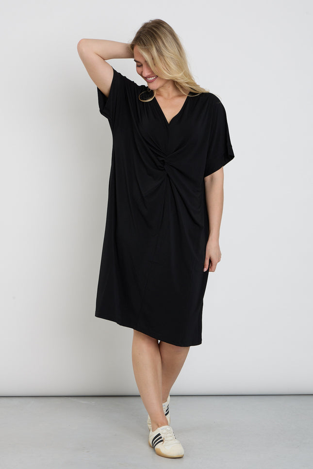 Freequent Jurk Fqfloi Black 208316 Stretchshop.nl