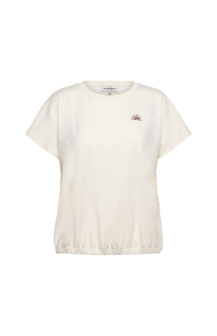 &Co woman Top Tosca Vanilla Chocolate TS150 Stretchshop.nl
