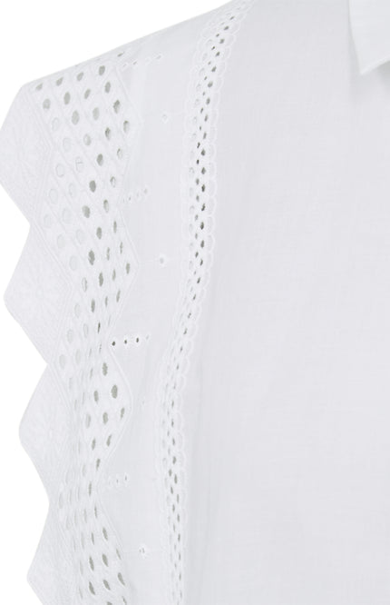 Freequent Blouse Fqbina Brilliant White 208208 Stretchshop.nl