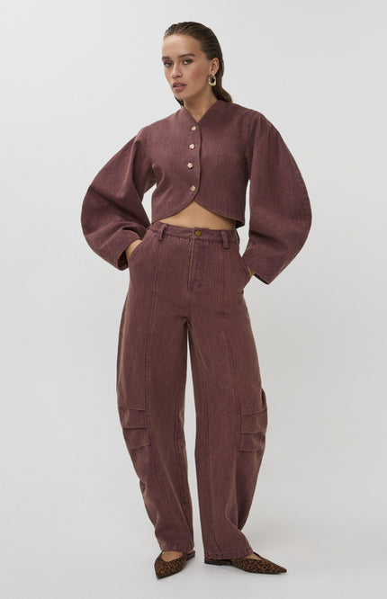 Studio Amaya Jacket Kael Bordeaux Stretchshop.nl