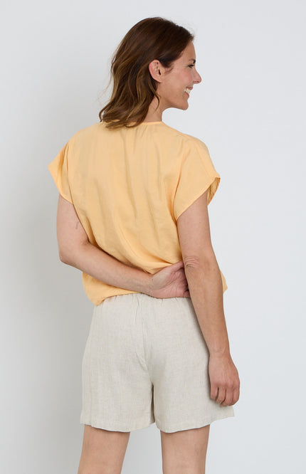 Zoso Blouse Emma Apricot 263 Stretchshop.nl