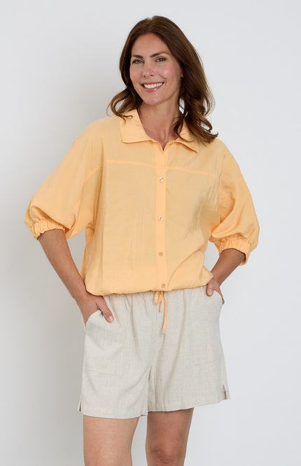 Zoso Blouse Lisa Apricot 263 Stretchshop.nl