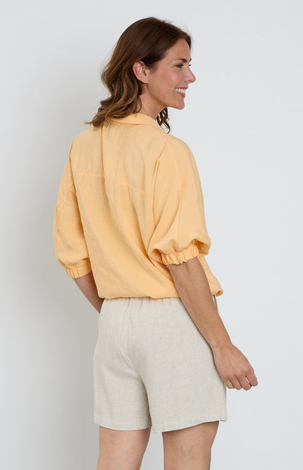 Zoso Blouse Lisa Apricot 263 Stretchshop.nl