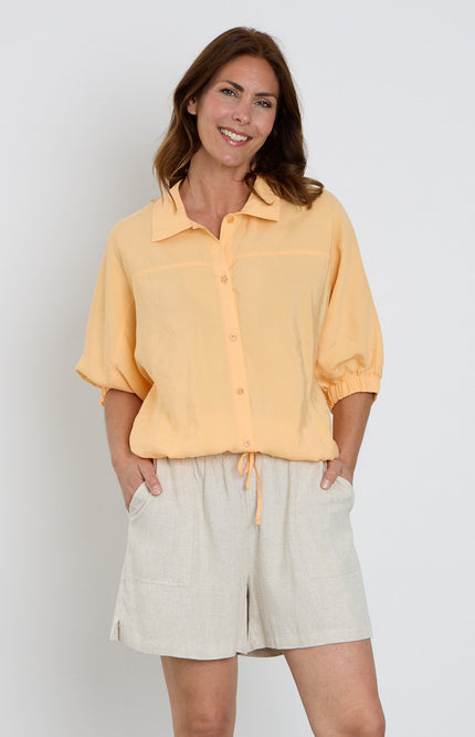 Zoso Blouse Lisa Apricot 263 Stretchshop.nl
