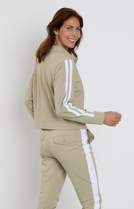 Zoso Travel Jacket Michelle Sage 262 Stretchshop.nl