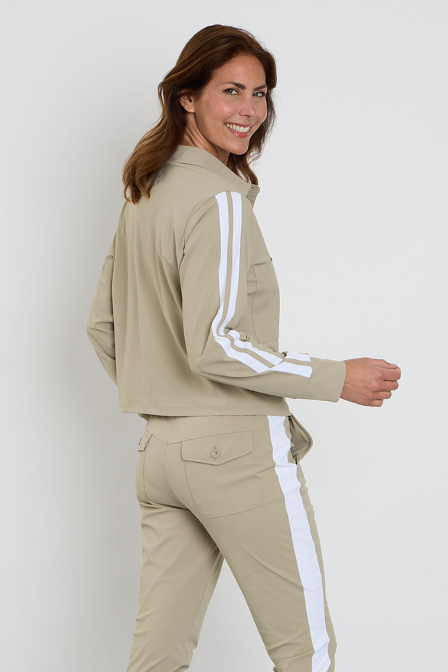 Zoso Travel Jacket Michelle Sage 262 Stretchshop.nl