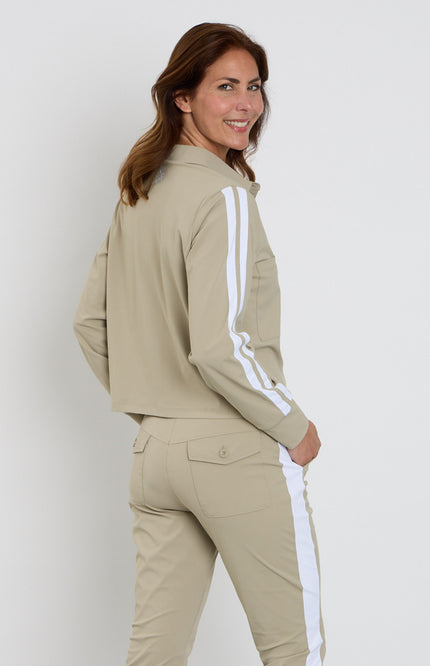 Zoso Travel Jacket Michelle Sage 262 Stretchshop.nl