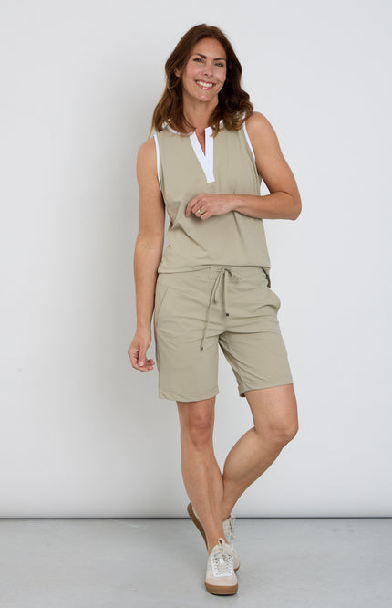Zoso Travel Short Bowie Sage 262 Stretchshop.nl