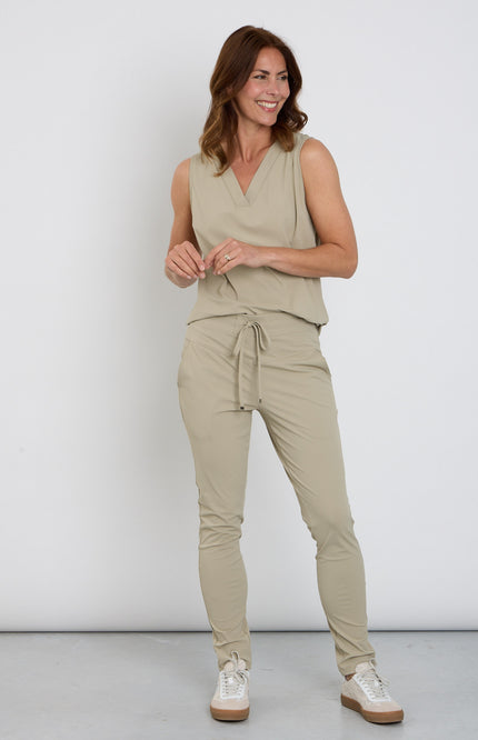 Zoso Travel Broek Joy Sage 262 Stretchshop.nl