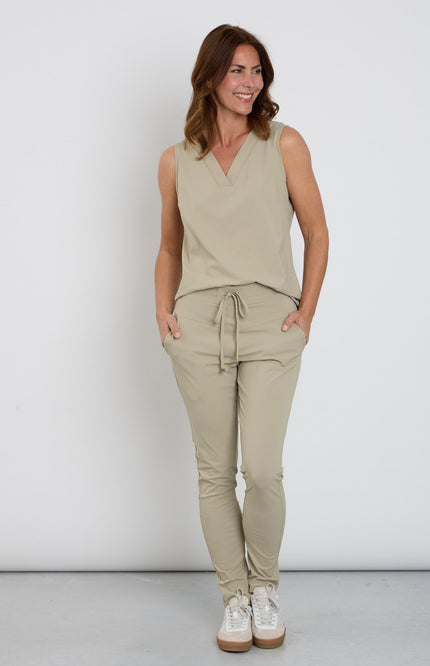 Zoso Travel Broek Joy Sage 262 Stretchshop.nl