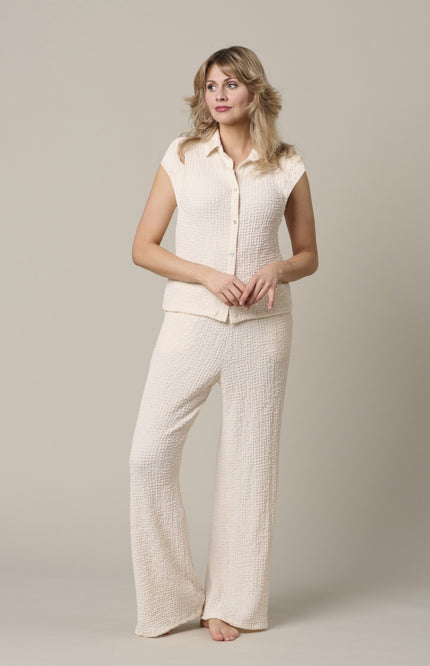 &Co woman Blouse Thyra Vanilla BL441 Stretchshop.nl