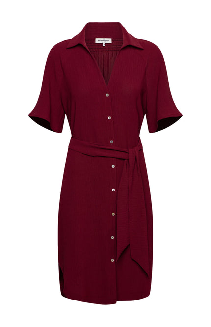 &Co woman Jurk Margo Claret DR303 Stretchshop.nl