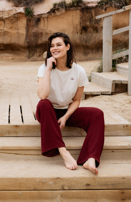&Co woman Broek Julie Claret PA443 Stretchshop.nl