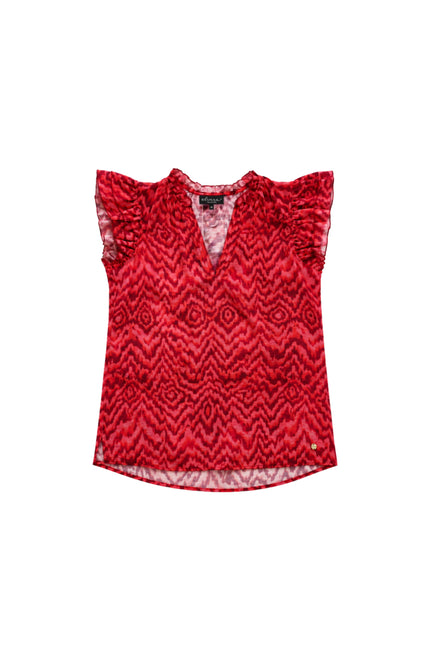 Elvira Casuals Top Luka Pink Summer Stretchshop.nl