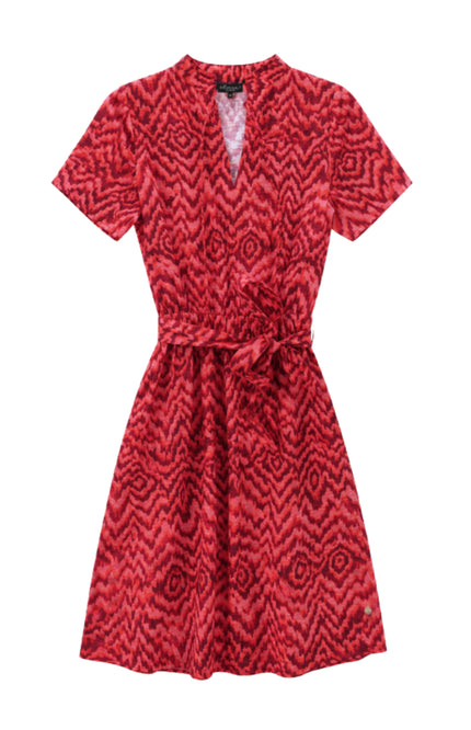 Elvira Casuals Jurk Luka Pink Summer Stretchshop.nl