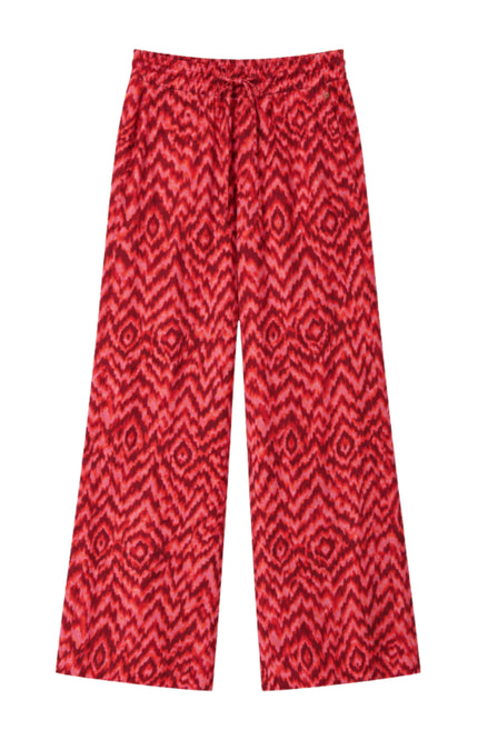 Elvira Casuals Broek Luka Pink Summer Stretchshop.nl