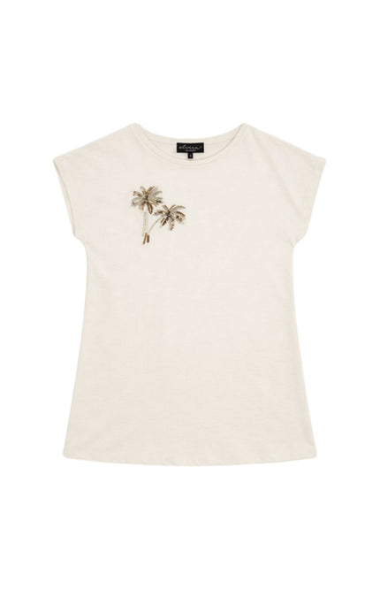 Elvira Casuals T-shirt Isla Offwhite Stretchshop.nl