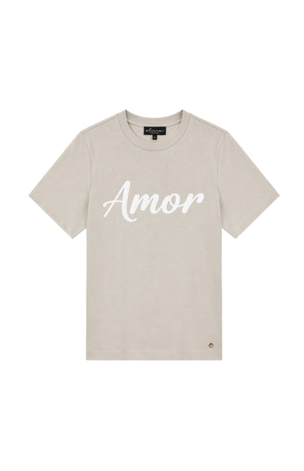 Elvira Casuals T-shirt Amor Sand Stretchshop.nl