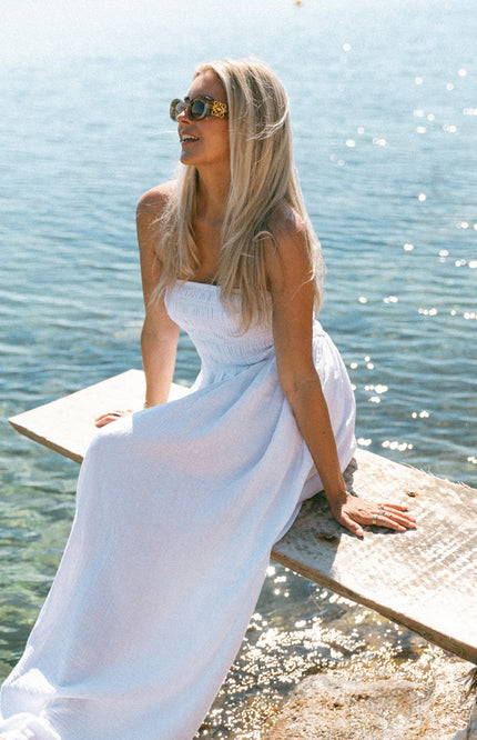 Bolina Island Jurk Strapless White Stretchshop.nl