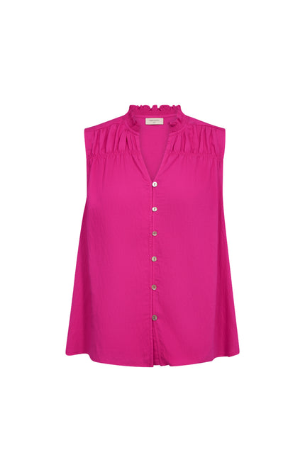 Freequent Blouse Fqesally Fuchsia Purple 204376 Stretchshop.nl