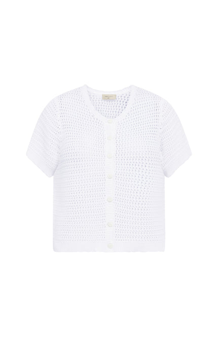 Freequent Vest Fqtota Brilliant White 207979 Stretchshop.nl