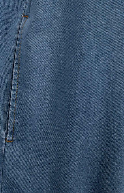 Freequent Jurk Fqsolda Light Blue Denim 208366 Stretchshop.nl