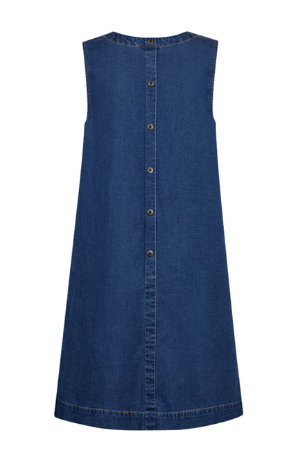 Freequent Jurk Fqsolda Medium Blue Denim 208365 Stretchshop.nl