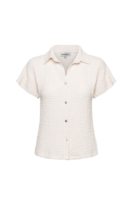 &Co woman Blouse Thyra Vanilla BL441 Stretchshop.nl