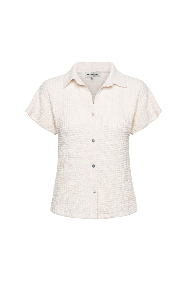 &Co woman Blouse Thyra Vanilla BL441 Stretchshop.nl