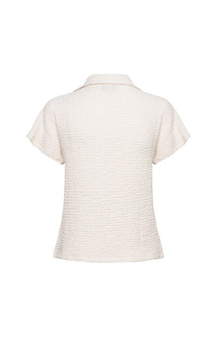 &Co woman Blouse Thyra Vanilla BL441 Stretchshop.nl