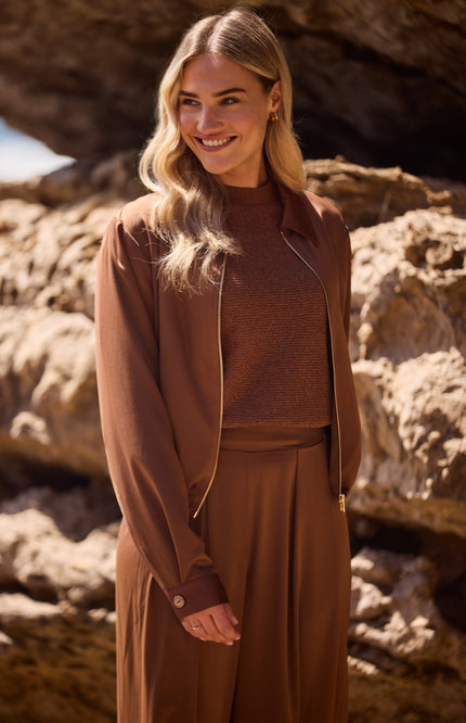 Jacket Doreen Espresso NKF13129