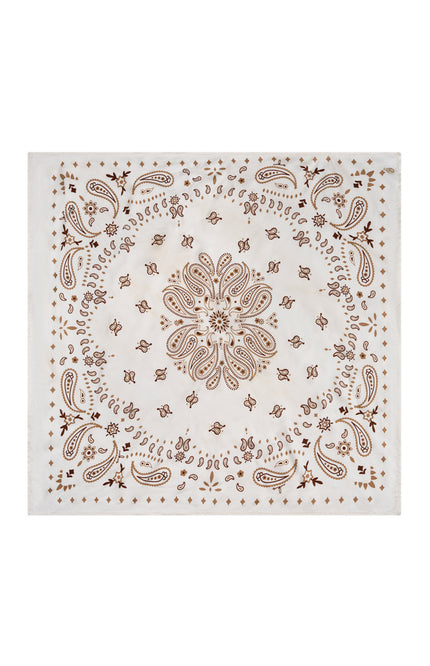 Sjaal Cici Paisley Offwhite Toffee NKF16004