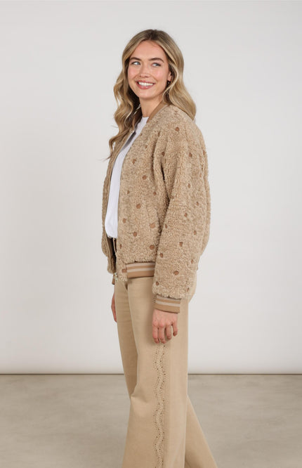 Jacket Henny Dots Sand NKF13114