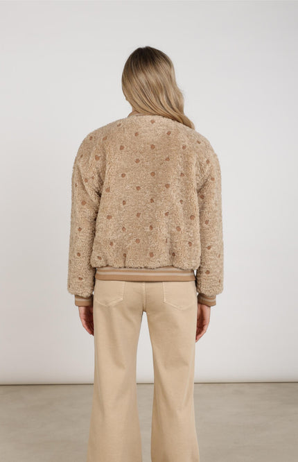 Jacket Henny Dots Sand NKF13114