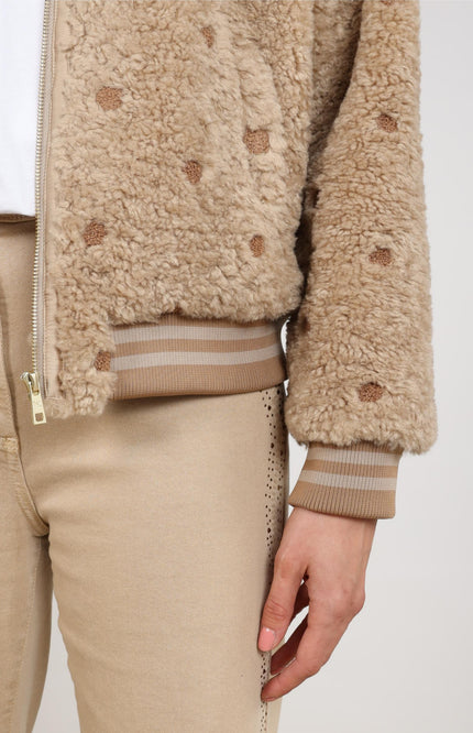 Jacket Henny Dots Sand NKF13114