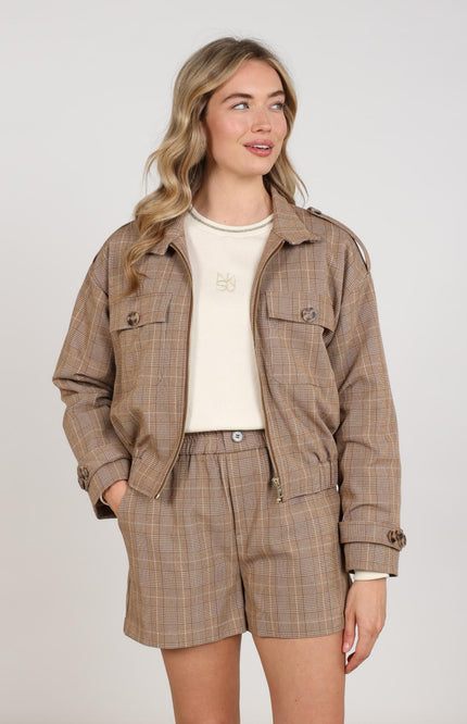 Short Esmee Toffee NKF09080