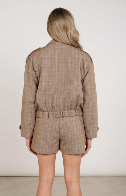 Short Esmee Toffee NKF09080