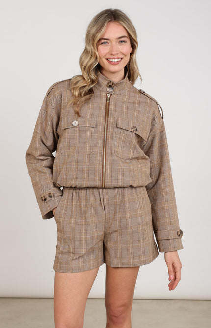 Short Esmee Toffee NKF09080