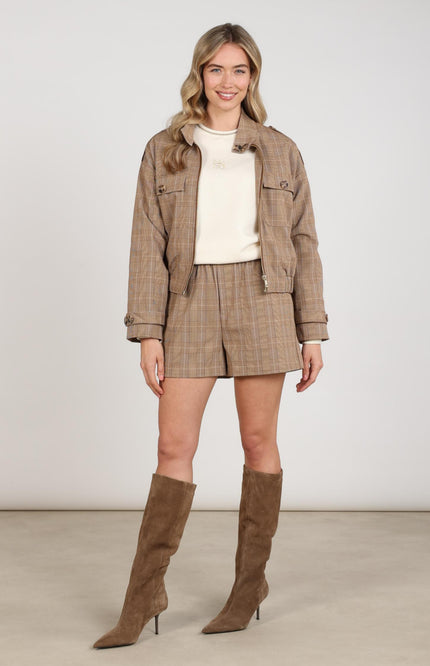 Short Esmee Toffee NKF09080