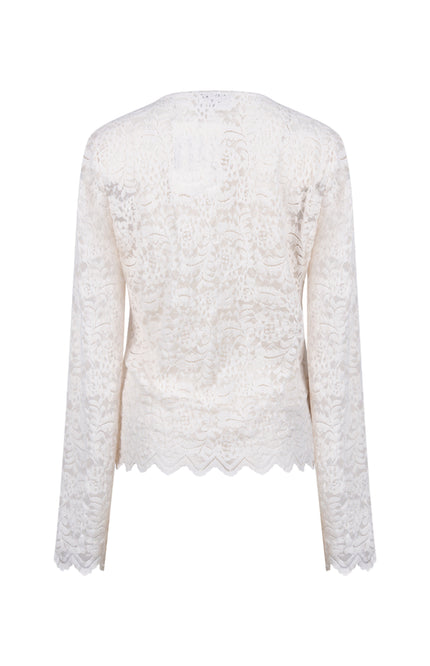 Top Wies Lace Offwhite NKF01099