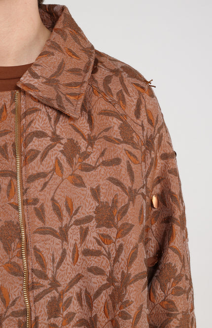 Jacket Daisey Flower Toffee NKF13122