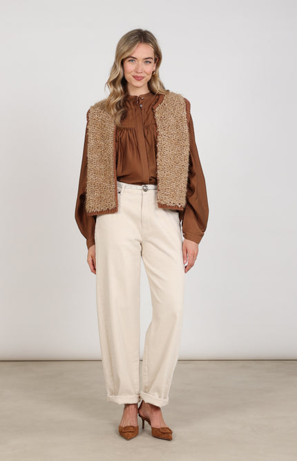 Broek Petra Offwhite NKF09124