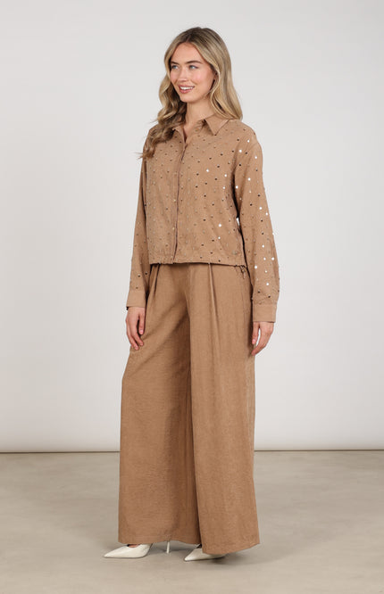 Broek June Toffee NKF09067
