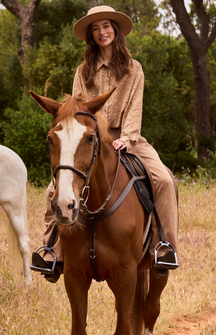Broek June Toffee NKF09067