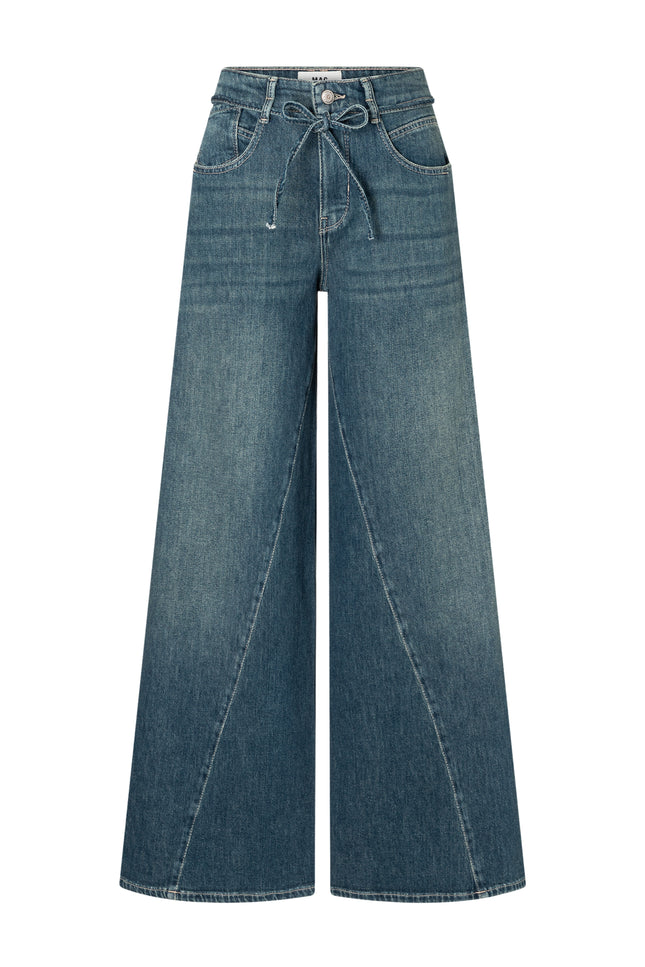 Jeans Wide Greenish Blue 5299-D537 L32